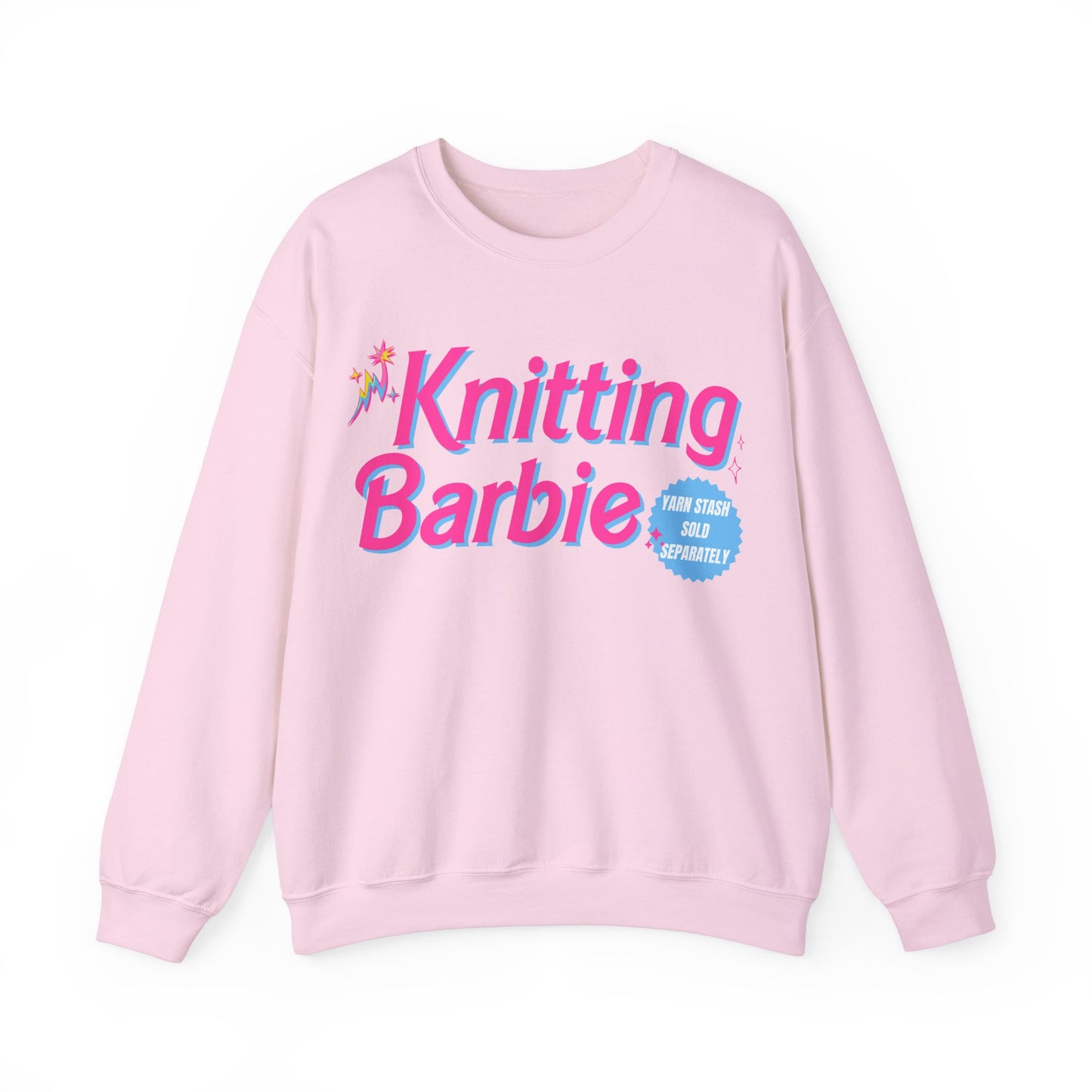 Knitting Barb Crewneck