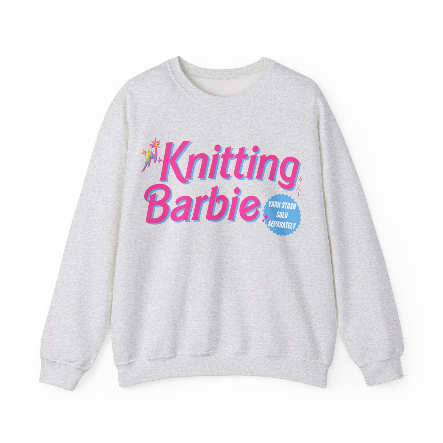 Knitting Barb Crewneck