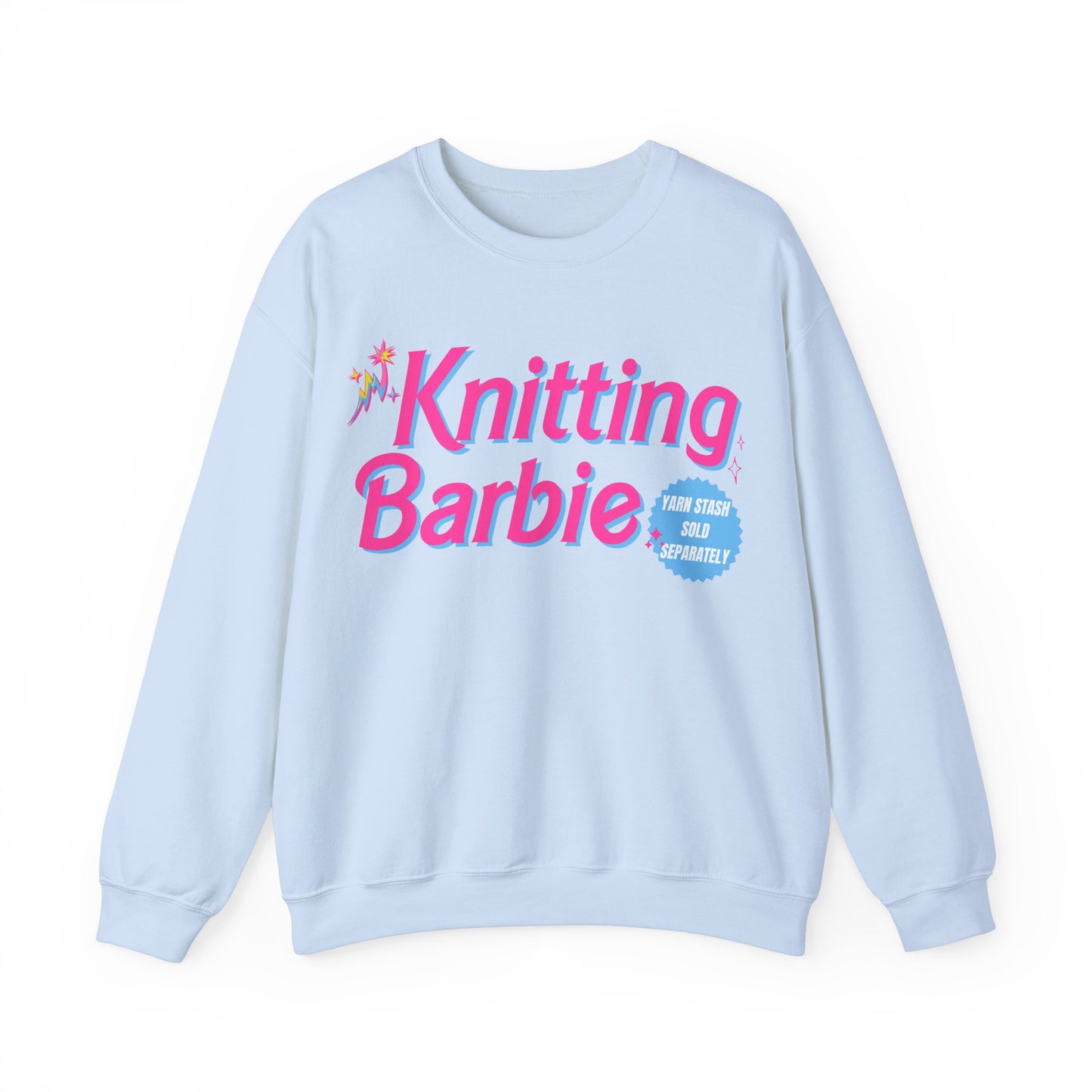 Knitting Barb Crewneck
