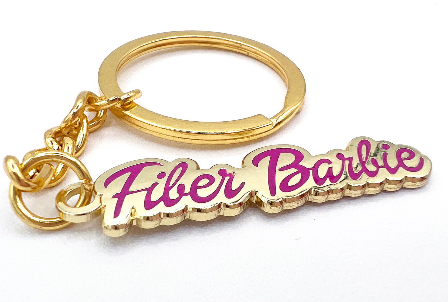 Fiber Barbie Keychain