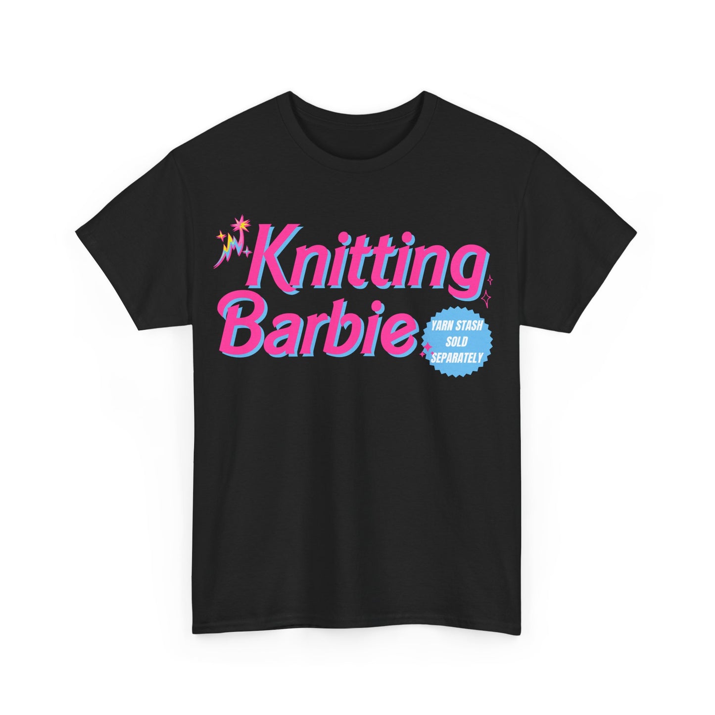 Knitting Barbie Tee