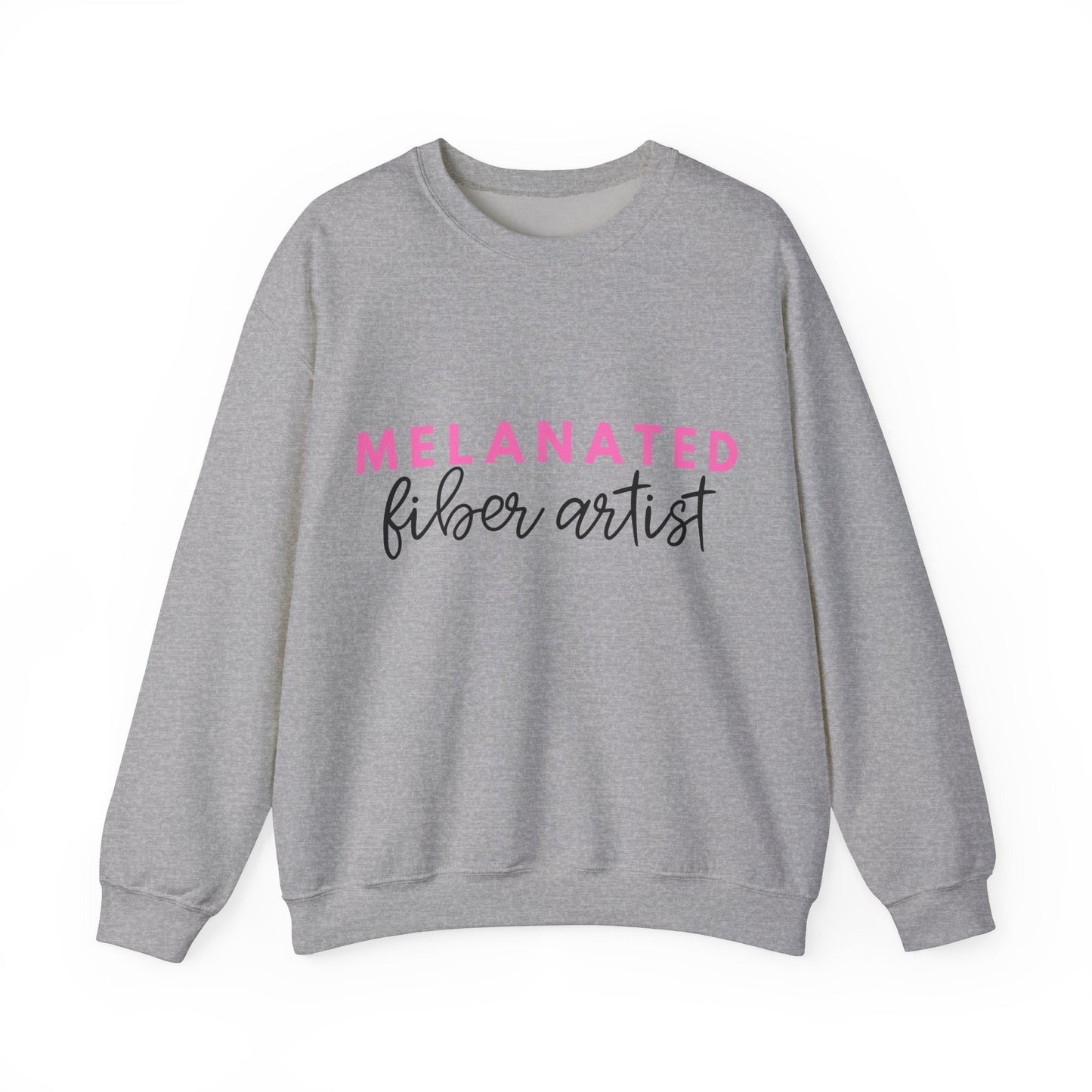 Melanated Fiber Artist Crewneck