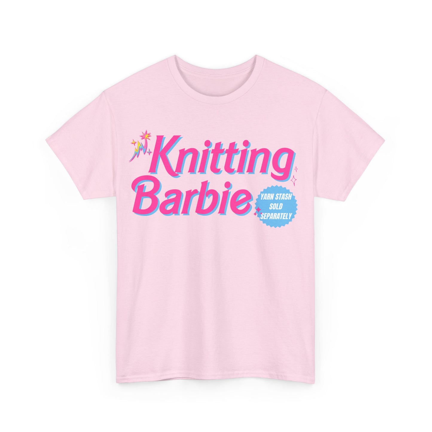 Knitting Barbie Tee