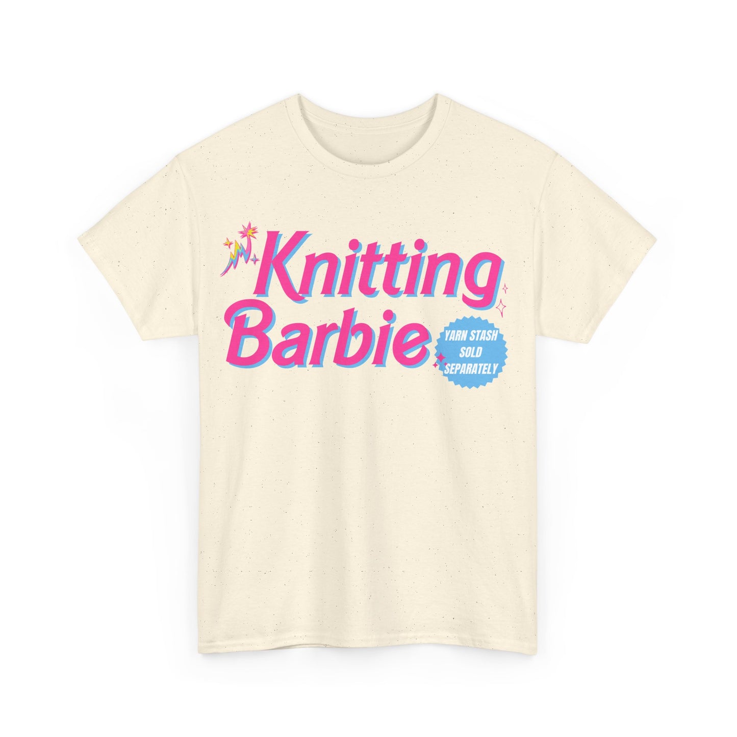 Knitting Barbie Tee