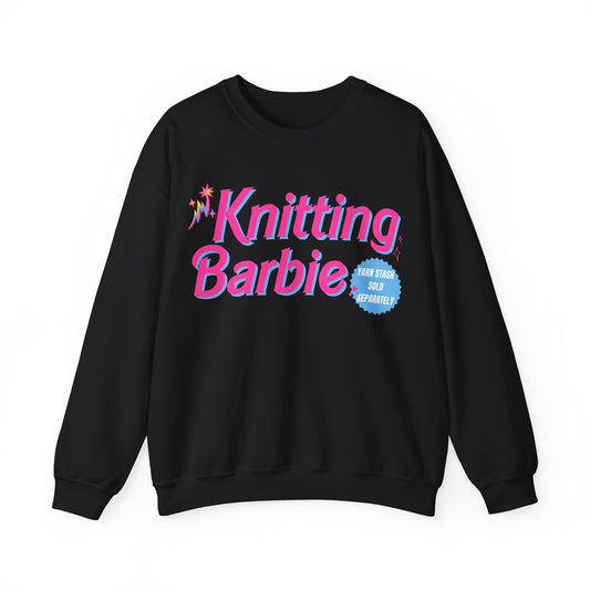 Knitting Barb Crewneck