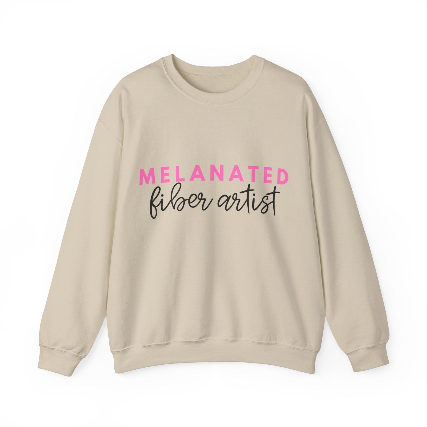 Melanated Fiber Artist Crewneck