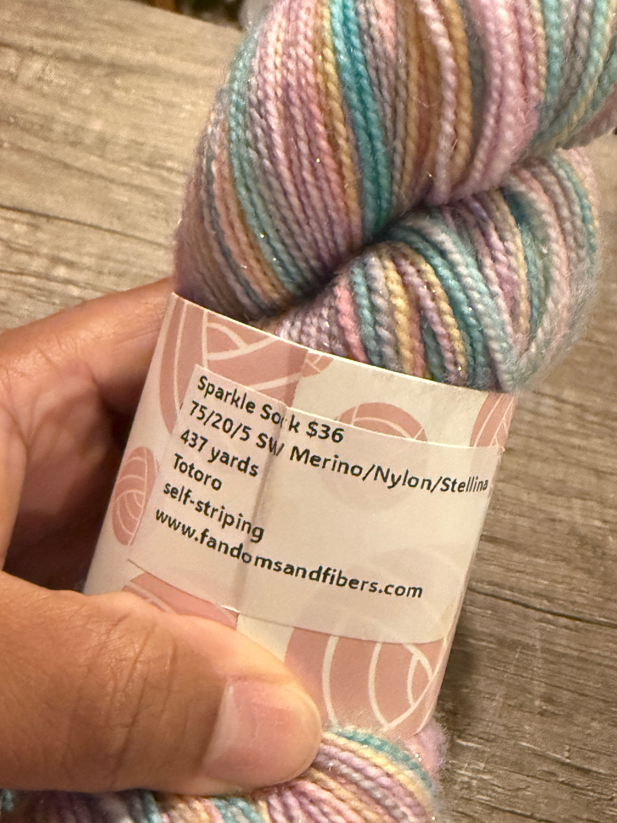 Fandom Fibers - Sparkle Sock