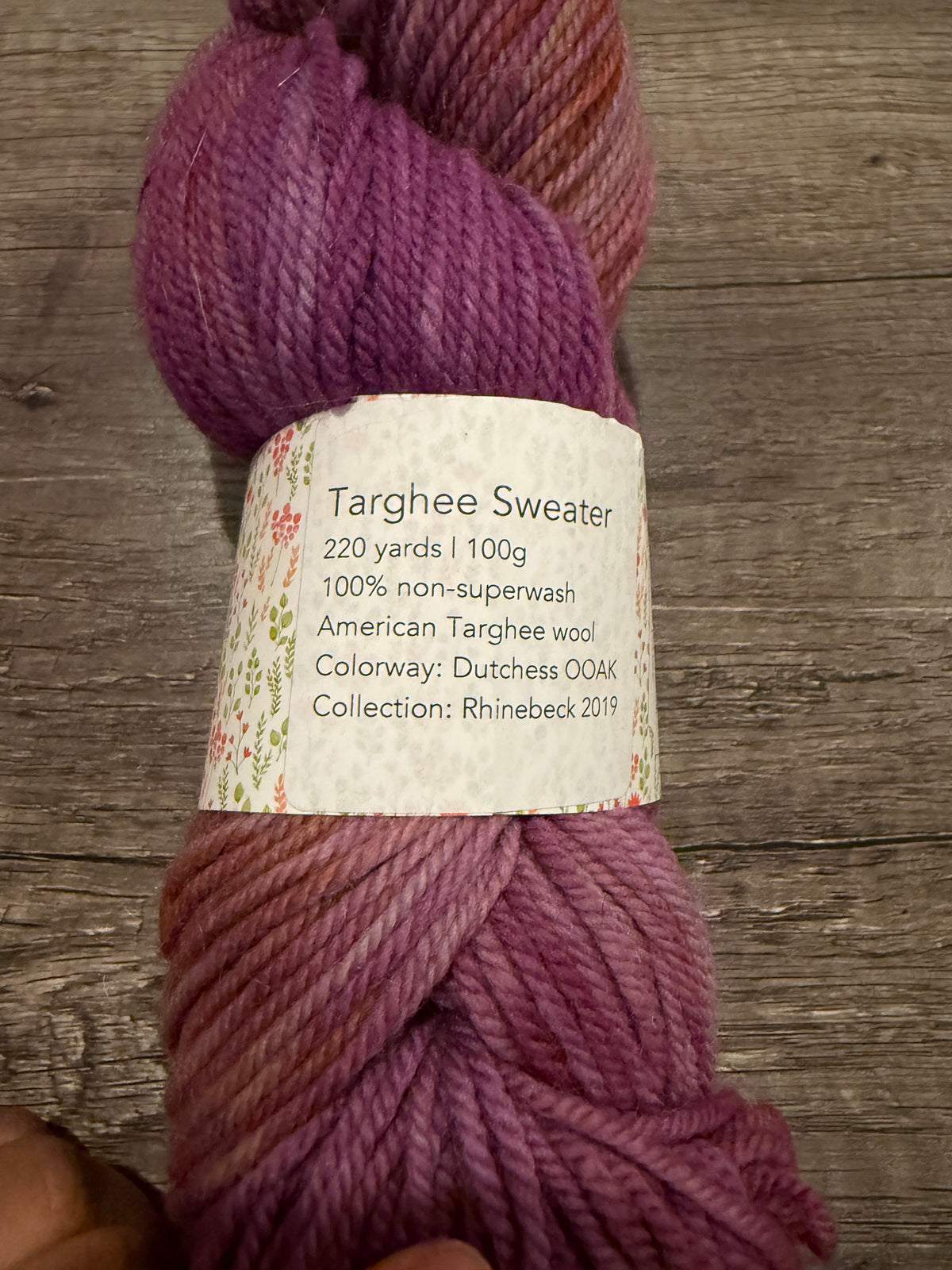 little skein in the big wool - Targhee Sweater