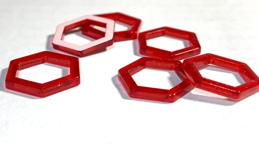 Snagless Hexagon Stitch Markers