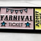 Yarnival Ticket Enamel Pin